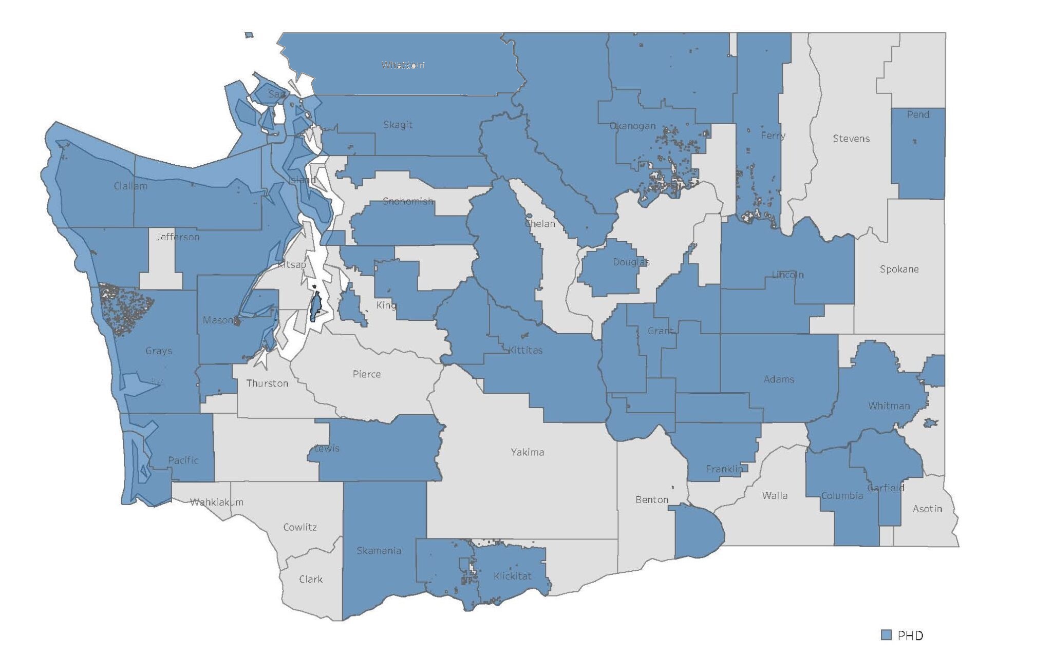 Updated Public Hospital District Map, with all of Whatcom added